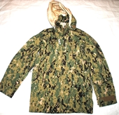 US NAVY ECWCS AOR2 NWU TYPE III COLD WEATHER GORE TEX PARKA - X-SMALL LONG