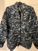 US NAVY USN NWU GORE TEX COLD WEATHER DIGITAL CAMOUFLAGE PARKA - XX-LARGE LONG