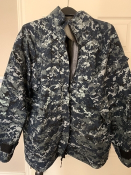 US NAVY USN NWU GORE TEX COLD WEATHER DIGITAL CAMOUFLAGE PARKA - XX-LARGE LONG
