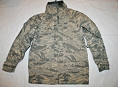 Genuine Us Air Force Apec Goretex Cold Weather Tiger Stripe Parka - Small Short