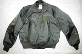 USAF GREEN NOMEX FIRE RESISTANT SUMMER FLYERS JACKET CWU-36/P - LARGE