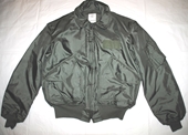 USAF GREEN NOMEX FIRE RESISTANT COLD WEATHER FLYERS JACKET CWU-45/P - X-LARGE