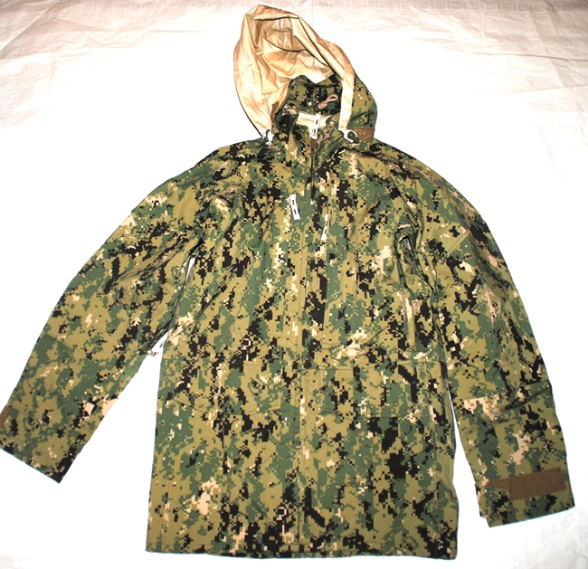 US NAVY ECWCS AOR2 NWU TYPE III COLD WEATHER GORE TEX PARKA - X