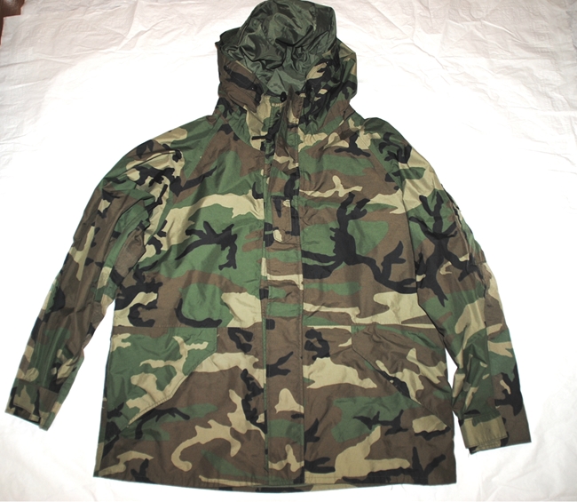 US MILITARY ECWCS GORE TEX COLD WEATHER WOODLAND CAMO PARKA - X-LARGE ...