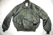USAF GREEN NOMEX FIRE RESISTANT SUMMER FLYERS JACKET CWU-36/P - X-LARGE