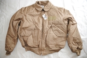 NEW USAF TAN NOMEX FIRE RESISTANT COLD WEATHER FLYERS JACKET CWU-45/P - X-LARGE
