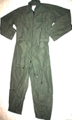 NEW US AIR FORCE NOMEX FIRE RESISTANT FLIGHT SUIT GREEN CWU-27/P - 44R