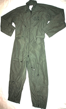NEW US AIR FORCE NOMEX FIRE RESISTANT FLIGHT SUIT GREEN CWU-27/P - 44R