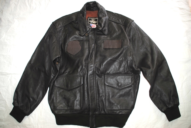 US AIR FORCE FLYERS MEN'S LEATHER BOMBER TYPE A-2 JACKET - SIZE 46L ...