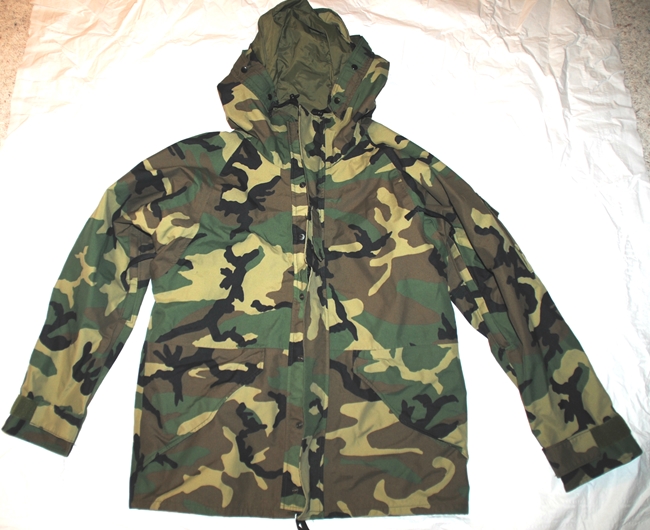 US MILITARY ECWCS GORE TEX COLD WEATHER WOODLAND CAMOUFLAGE PARKA ...