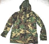 NEW US MILITARY ECWCS GORE TEX COLD WEATHER WOODLAND CAMO PARKA - LARGE LONG