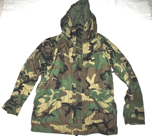 NEW US MILITARY ECWCS GORE TEX COLD WEATHER WOODLAND CAMO PARKA - LARGE LONG