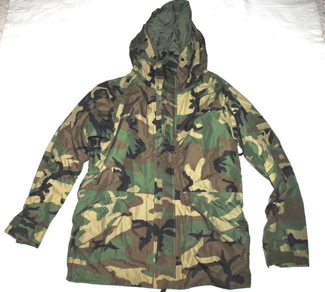 NEW US MILITARY ECWCS GORE TEX COLD WEATHER WOODLAND CAMO PARKA - LARGE ...