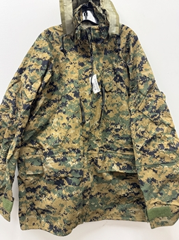New Genuine Usmc Apecs Gore Tex Digital Marpat Cold Weather Parka - X-Large Long