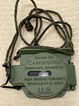 Genuine USGI Cammenga Model 3H Tritium Lensatic Magnetic Compass Olive Drab