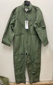 NEW GENUINE US AIR FORCE GREEN NOMEX FIRE RESISTANT FLIGHT SUIT CWU-27/P - 44S.