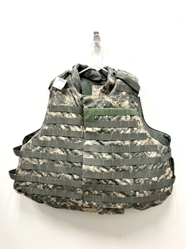 New USGI Protector ACU Digital Camouflage Protective Vest With Collar - X-Large