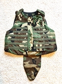 USGI Protector Woodland Camouflage Protective Vest - Size X-Large