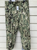 Genuine Us Navy Nwu Apec Aor2 Type III Cold Weather Gore Tex Pants- Medium Short