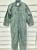 NEW US AIR FORCE NOMEX FIRE RESISTANT FLIGHT SUIT GREEN CWU-27/P - 46R