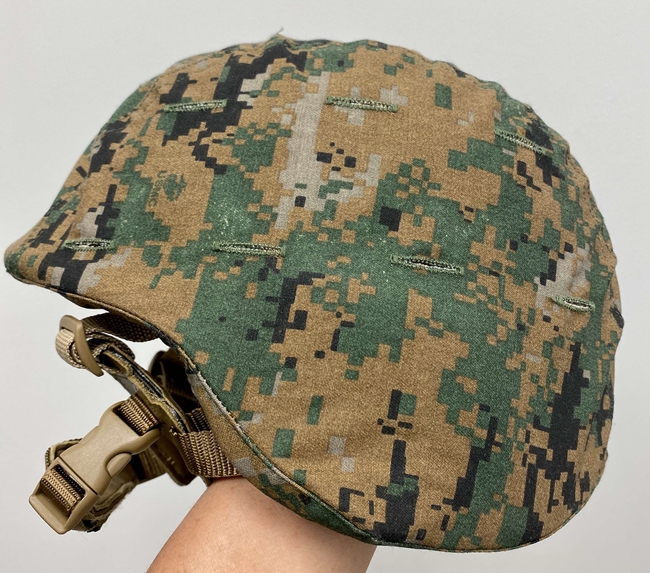 GENUINE USMC GENTEX LEVEL IIIA LIGHTWEIGHT MARINE CORPS COMBAT HELMET