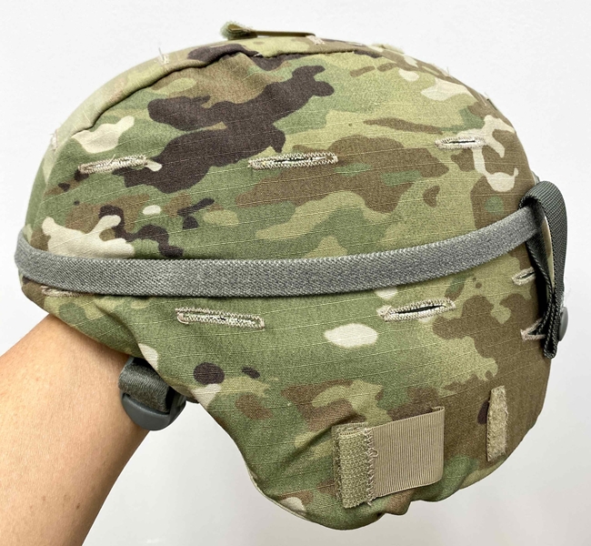 New Genuine USGI GENTEX Ach Mich Combat HELMET With Multicam Cover - Large