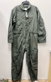 NEW GENUINE US AIR FORCE GREEN NOMEX FIRE RESISTANT FLIGHT SUIT CWU-27/P - 44R.