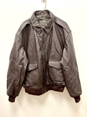 US ARMY AIR FORCE FLYERS MEN'S LEATHER TYPE A-2 FLIGHT JACKET - SIZE LARGE REGULAR