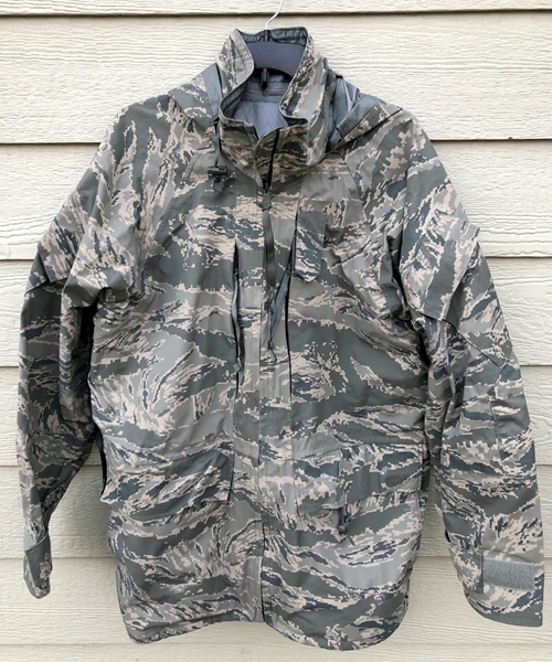 GENUINE USAF APECS ABU GORE TEX TIGER STRIPE ALL PURPOSE PARKA