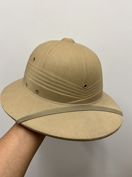 Genuine US Military Vietnam War Era Pith Helmet Safari Sun Hat Waterproof Adjustable
