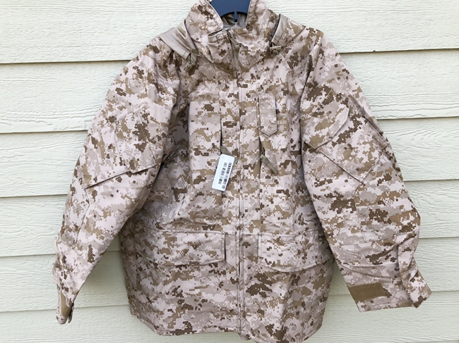 NEW US NAVY ECWCS AOR2 NWU TYPE II COLD WEATHER GORE TEX PARKA - X