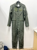 GENUINE US AIR FORCE GREEN NOMEX FIRE RESISTANT FLIGHT SUIT CWU-27/P - 36R.