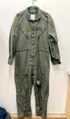 GENUINE US AIR FORCE GREEN NOMEX FIRE RESISTANT FLIGHT SUIT CWU-27/P - 44S.