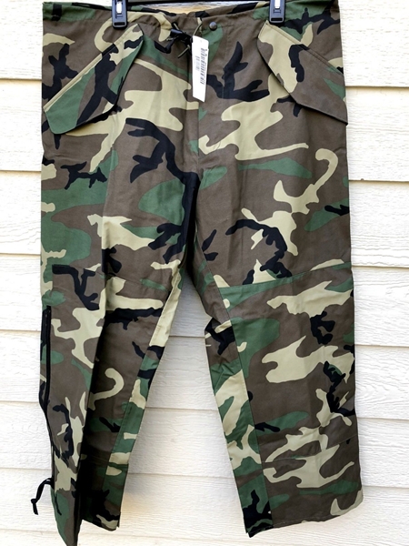 NWT USGI ECWCS GORE TEX COLD WEATHER WOODLAND CAMO PANTS TROUSERS ...
