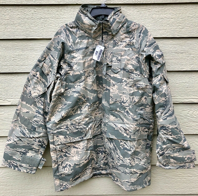 NEW GENUINE USAF APECS ABU GORE TEX TIGER STRIPE ALL PURPOSE PARKA ...