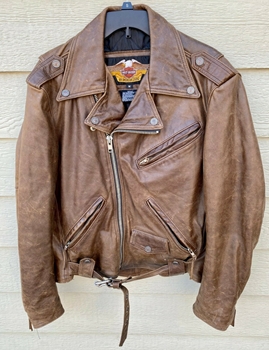 Harley Davidson Men's Motorcycle Genuine Leather Jacket - Medium (MADE IN USA)