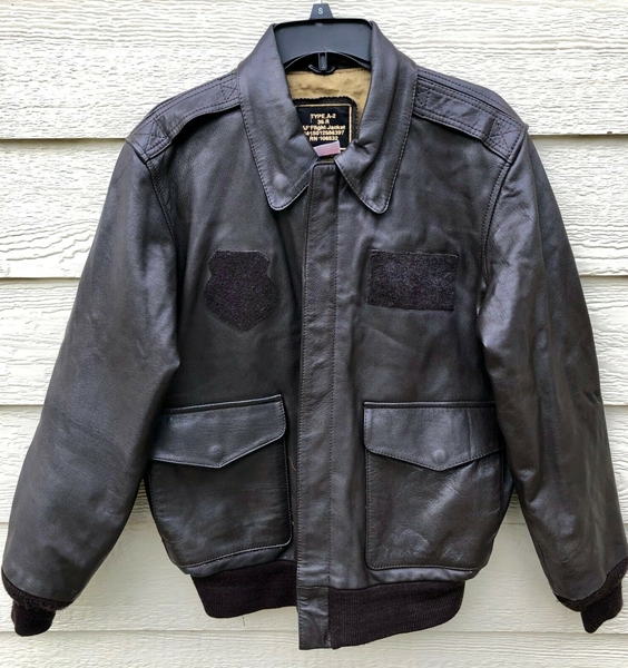 USAF Genuine Leather A-2 Bombers Jacket - Size 36R (SMALL)