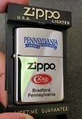 New Vintage 1996 HPC Zippo Lighter Pennsylvania Zippo Case Museum RARE - Made In USA