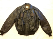 1998 US AIR FORCE AVIREX FLYERS MEN'S LEATHER TYPE A-2 FLIGHT JACKET - 46R