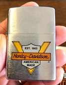 New Vintage 1998 Harley Davidson Windproof Zippo Lighter - Made In USA.